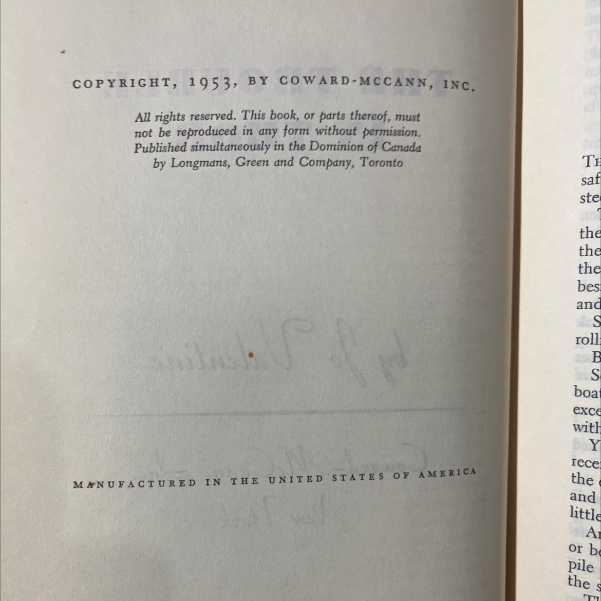 the trouble in thor book, by jo valentine, 1953 Hardcover image 3