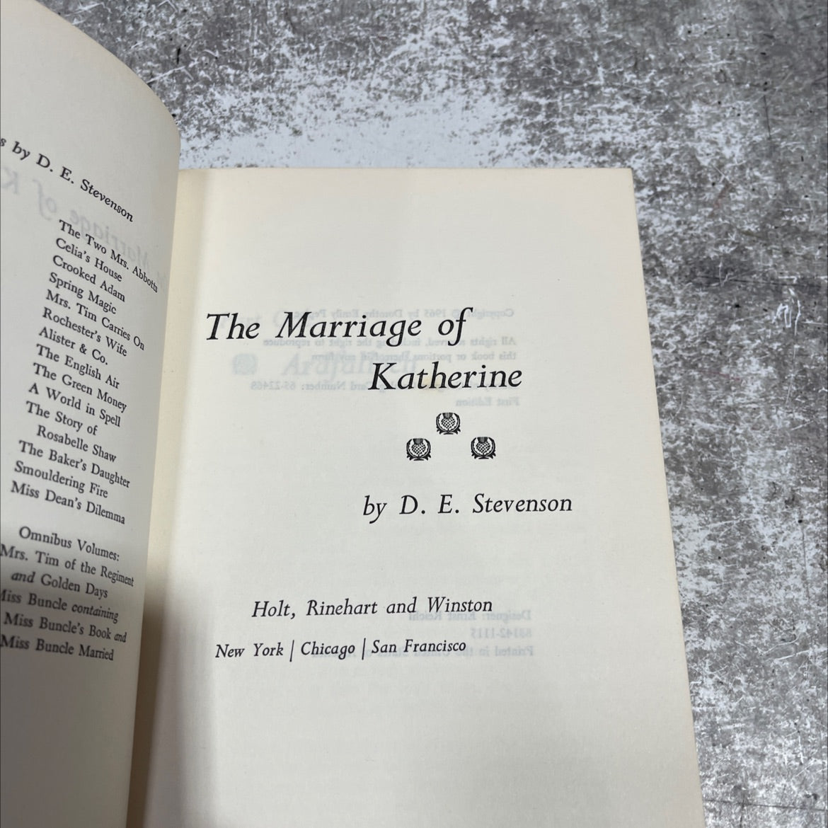 the two mrs. abbotts book, by d. e. stevenson, 1965 Hardcover image 2