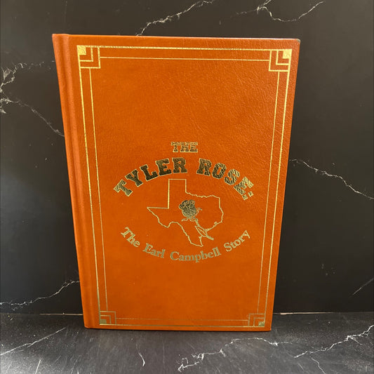 SIGNED the tyler rose: the earl campbell story book, by paddy joe miller, 1997 Leather image 1