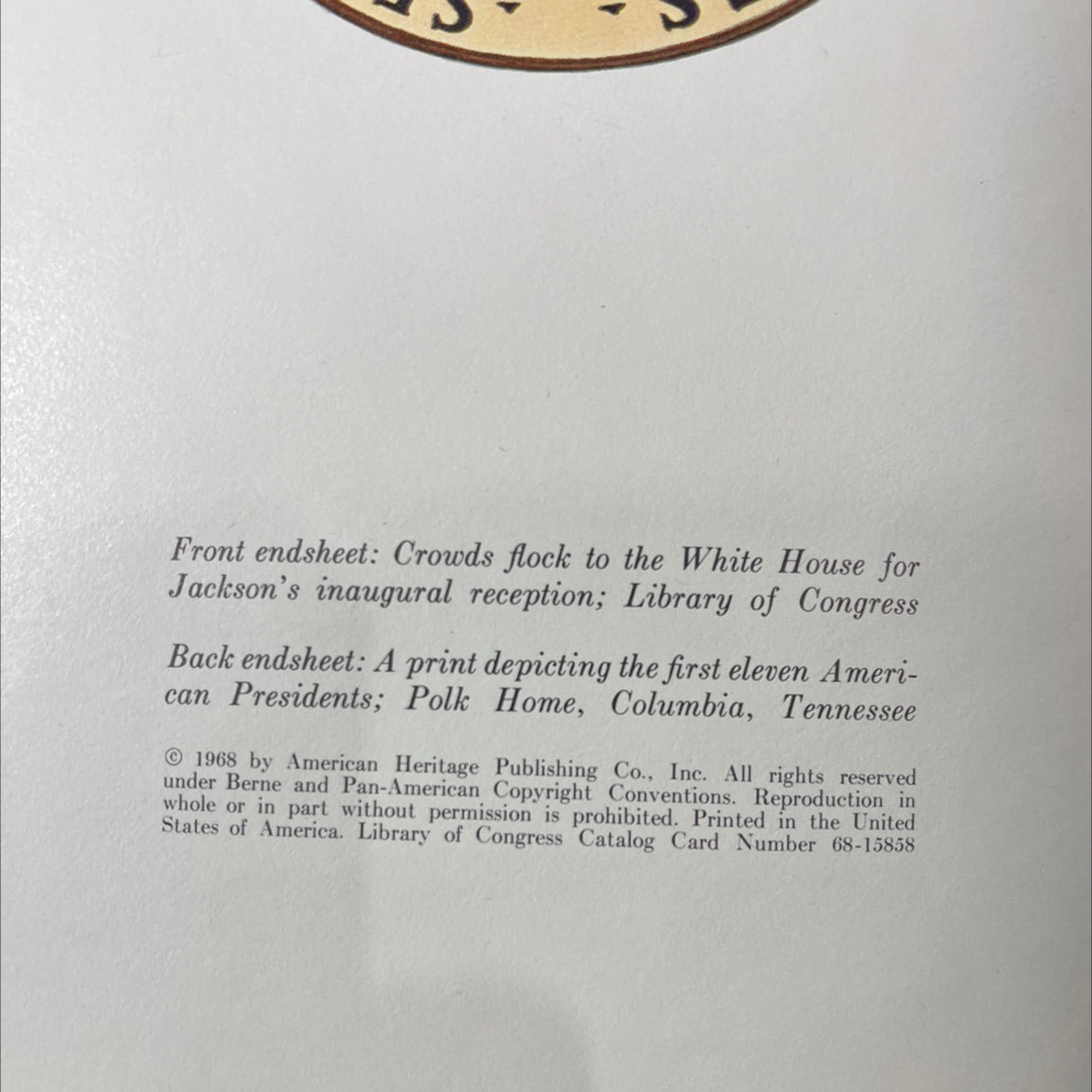 the un united stat volume 1 george washington through rutherford b. hayes book, by editors of american heritage, 1968 image 3