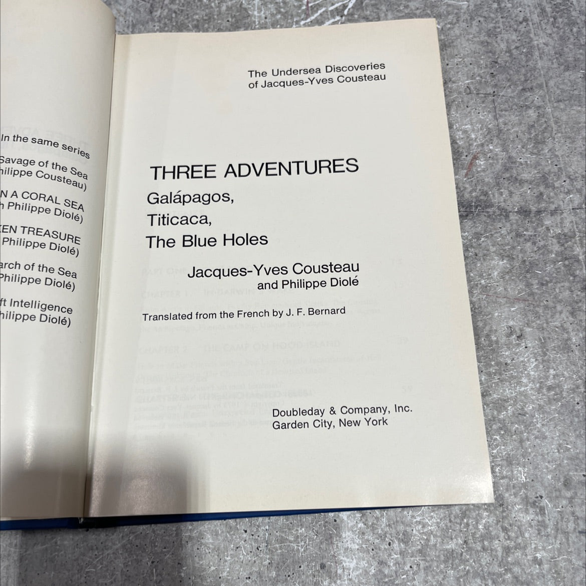 the undersea discoveries of jacques-yves cousteau book, by Jacques-Yves Cousteau, 1973 Hardcover image 2