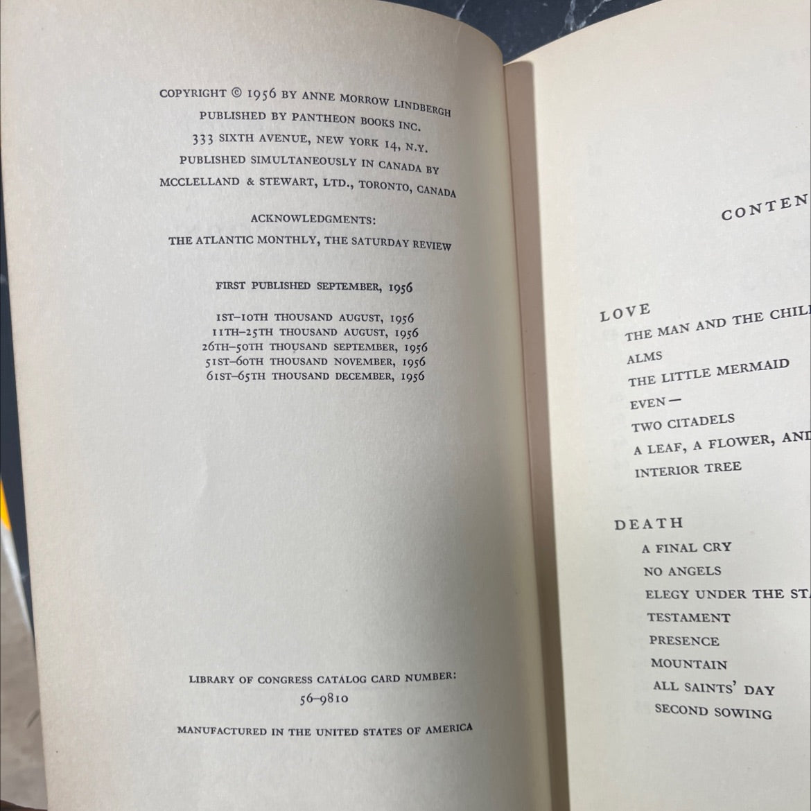 the unicorn and other poems book, by e anne morrow lindbergh, 1956 Hardcover image 3