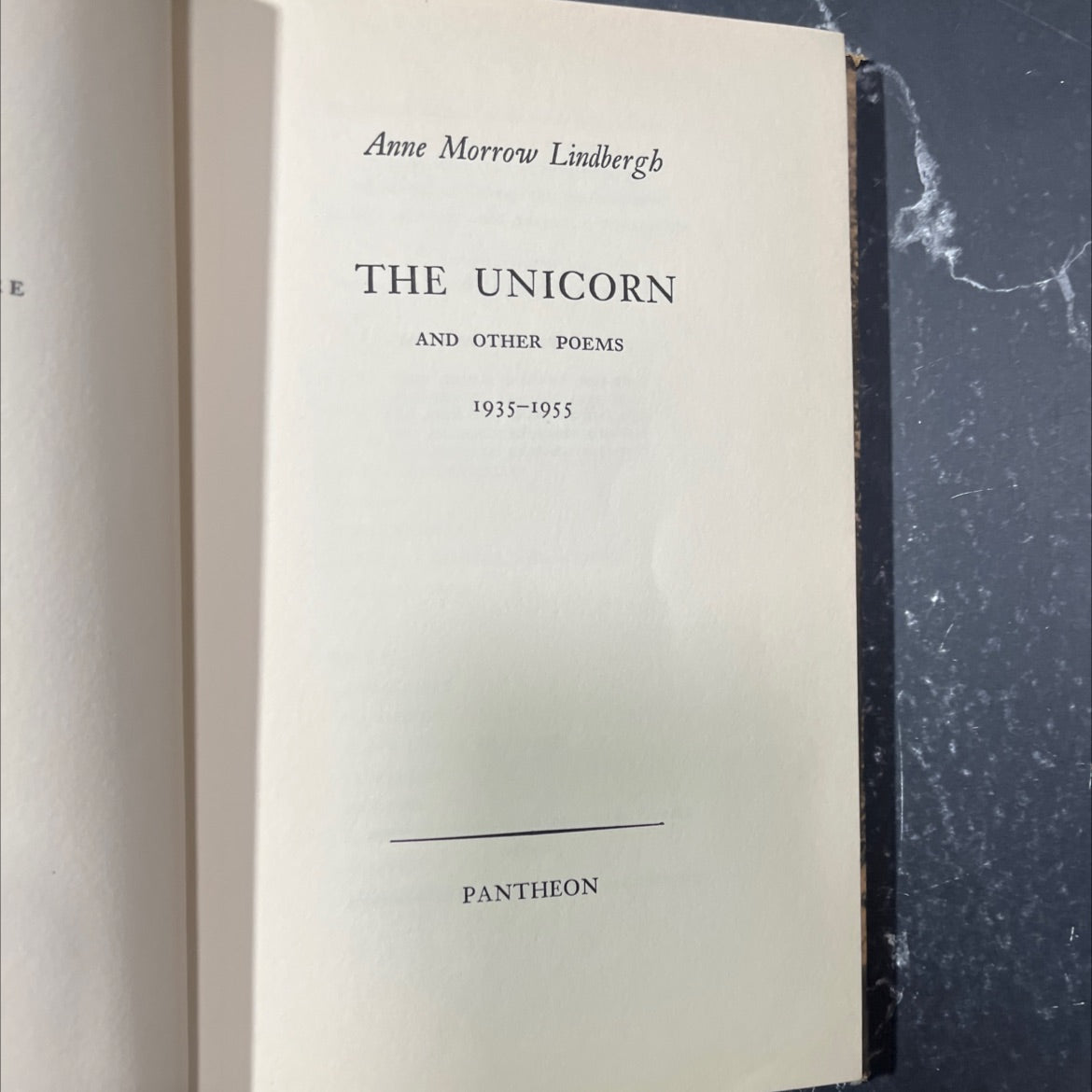 the unicorn and other poems book, by e anne morrow lindbergh, 1956 Hardcover image 2
