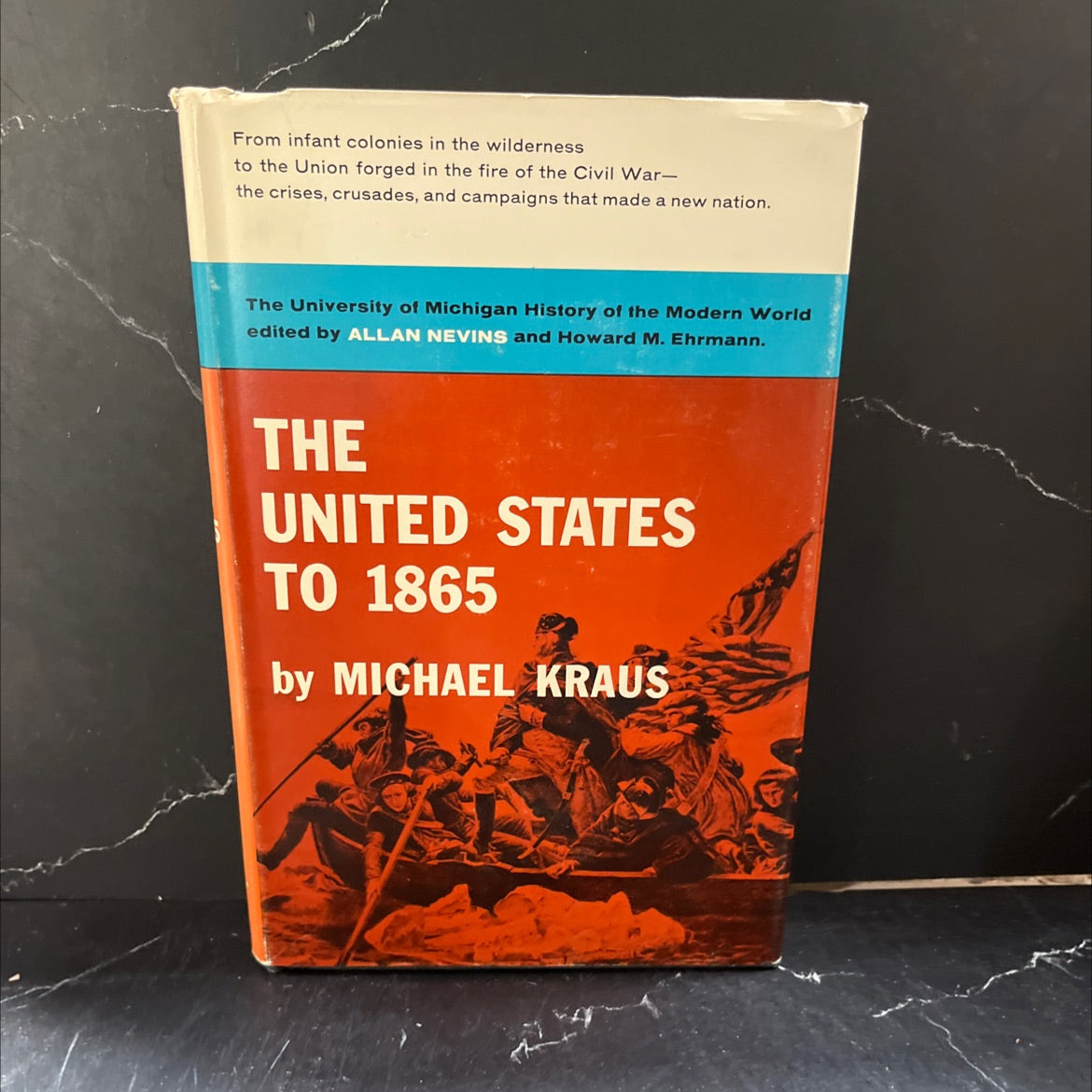 the united states to 1865 book, by michael kraus, 1959 Hardcover image 1