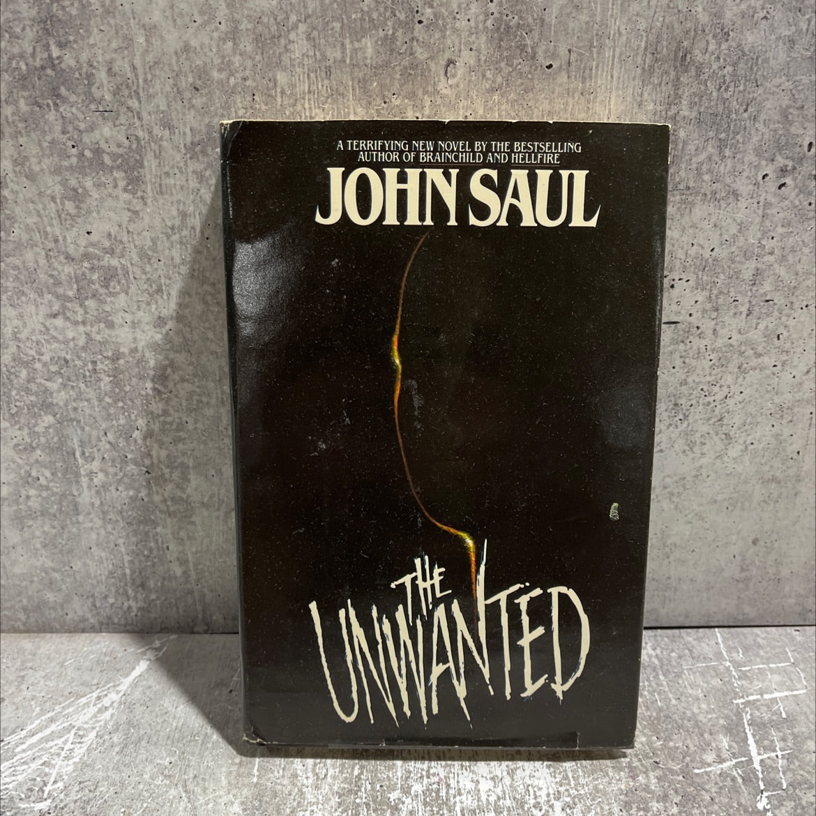 the unwanted book, by john saul, 1987 Hardcover image 1