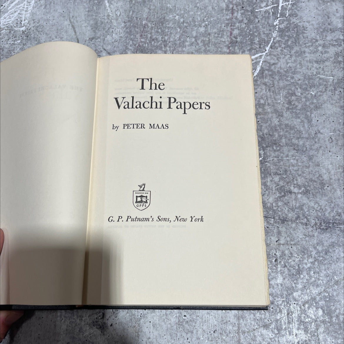 the valachi papers book, by peter maas, 1968 Hardcover image 2