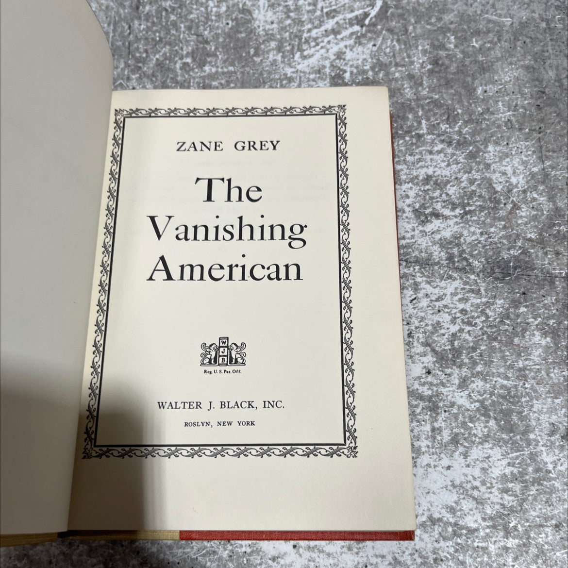 the vanishing american book, by zane grey, 1953 Hardcover image 2