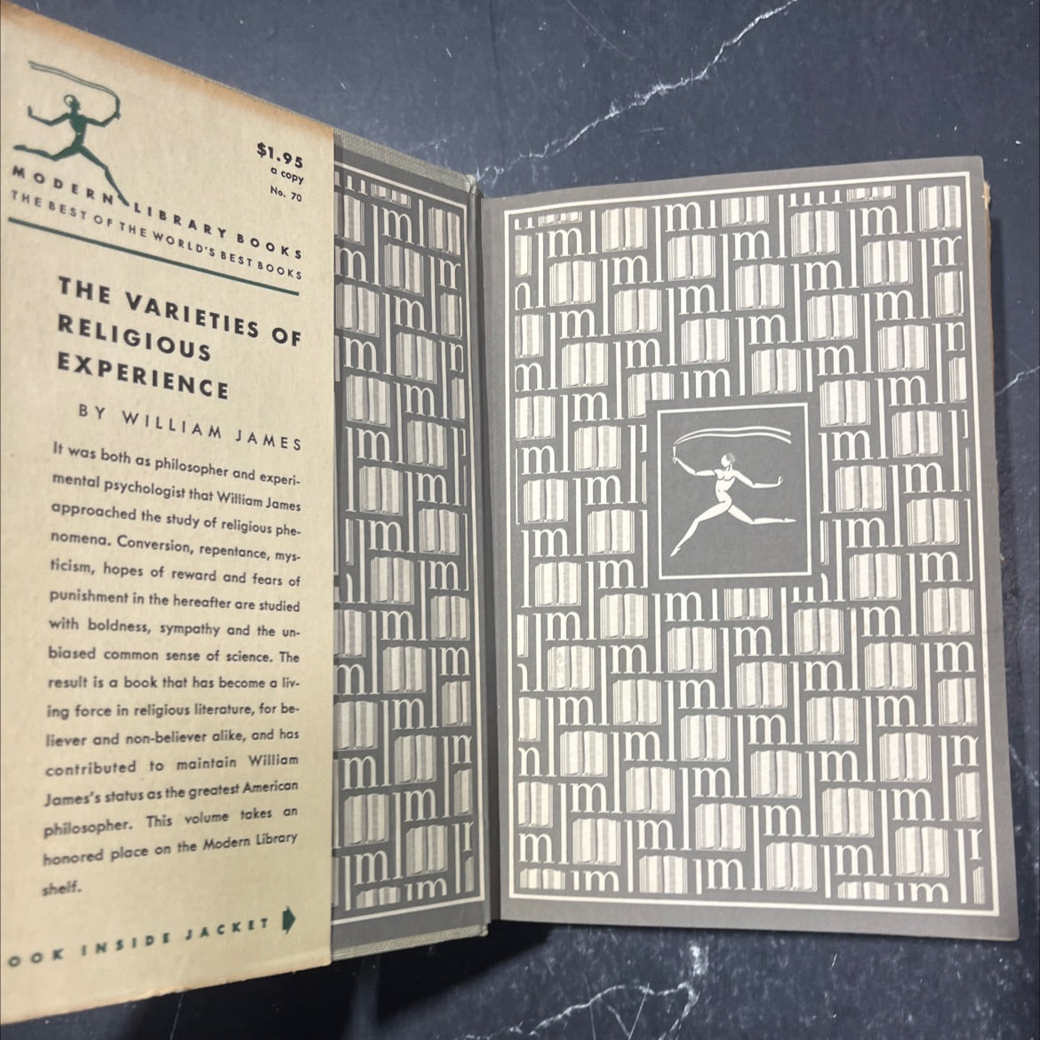 the varieties of religious experience a study in human nature book, by william james, 1929 Hardcover image 4