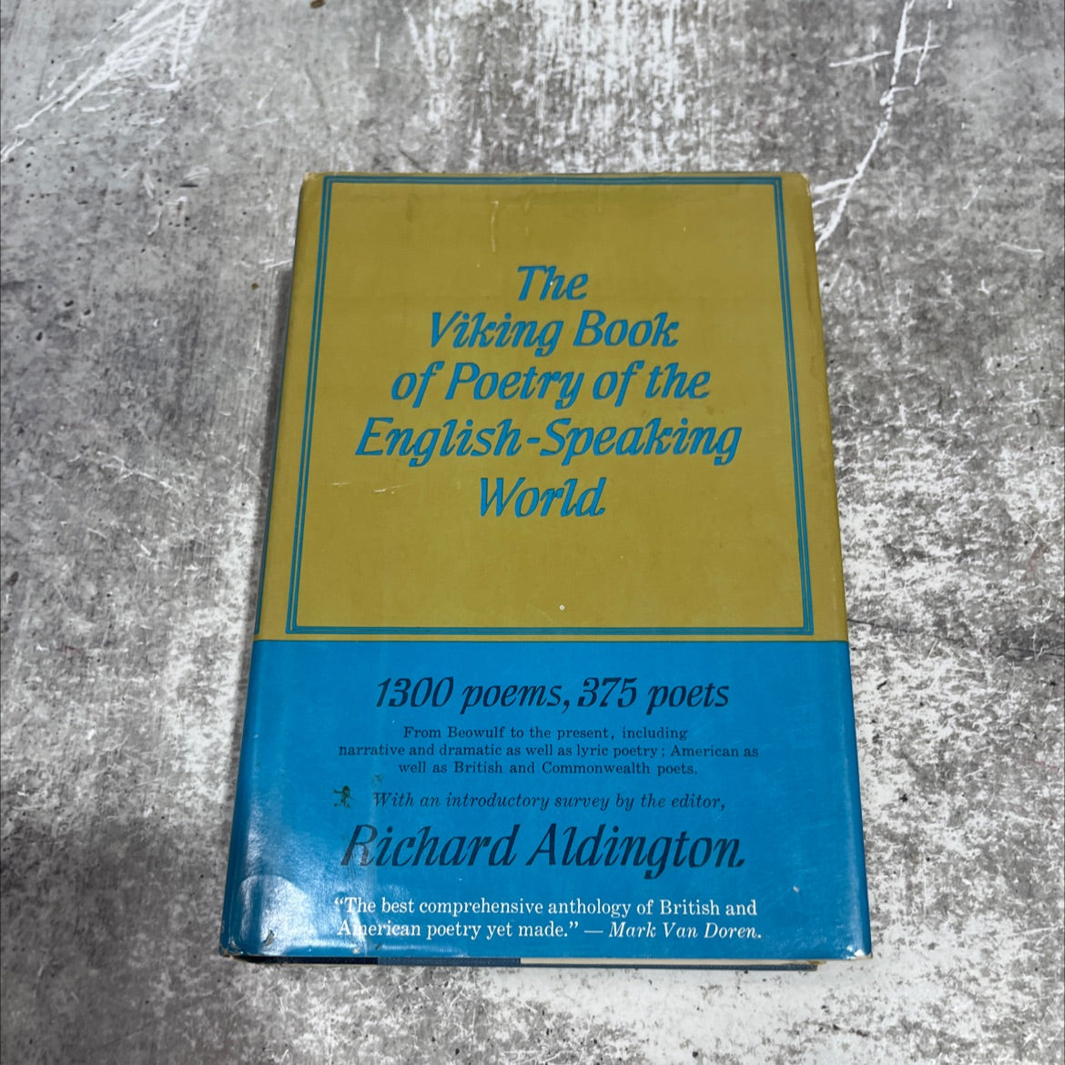 the viking book of poetry of the english-speaking world book, by richard aldington, 1958 Hardcover image 1