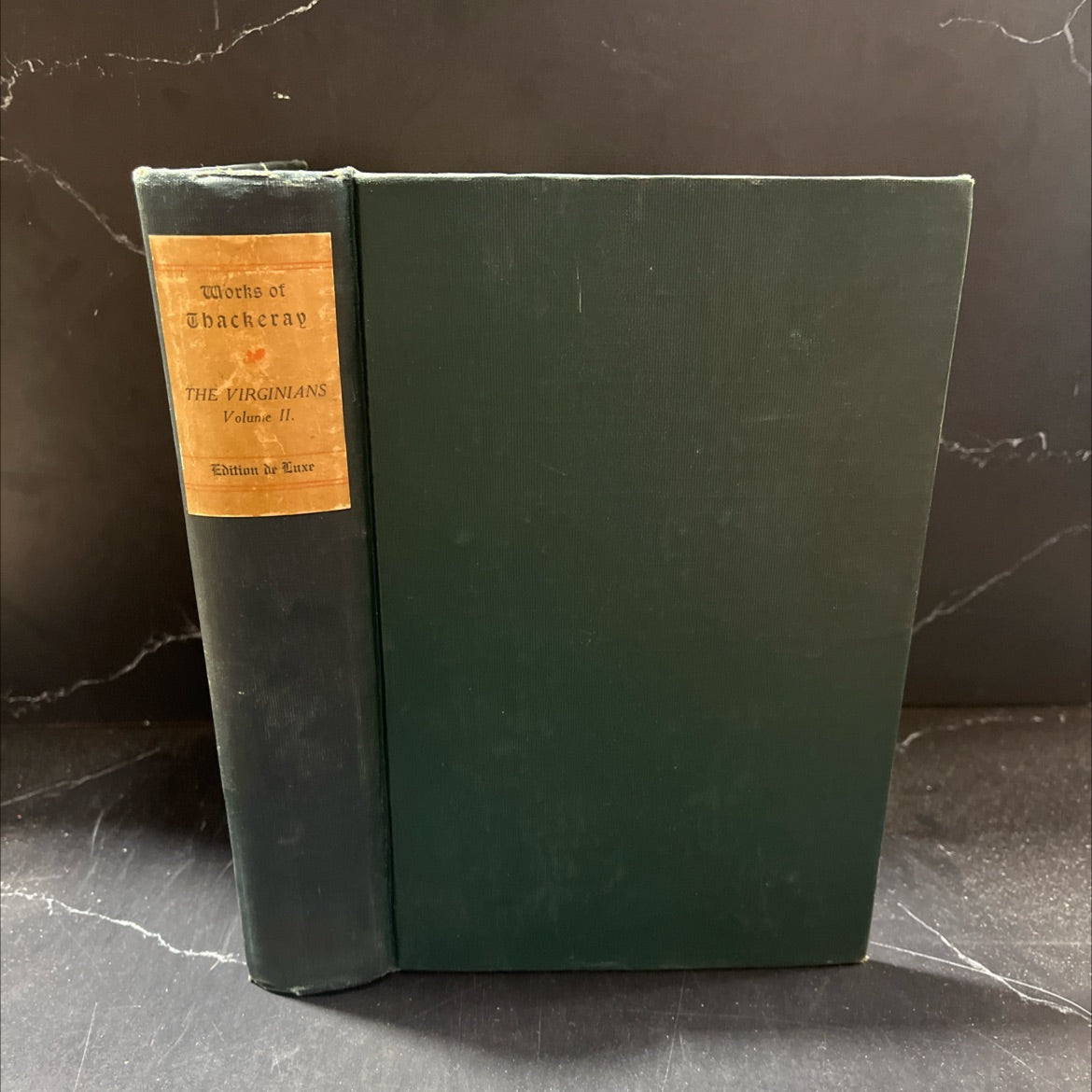 the virginians a tale of the last century vol. ii book, by william makepeace thackeray, unknown Hardcover image 1