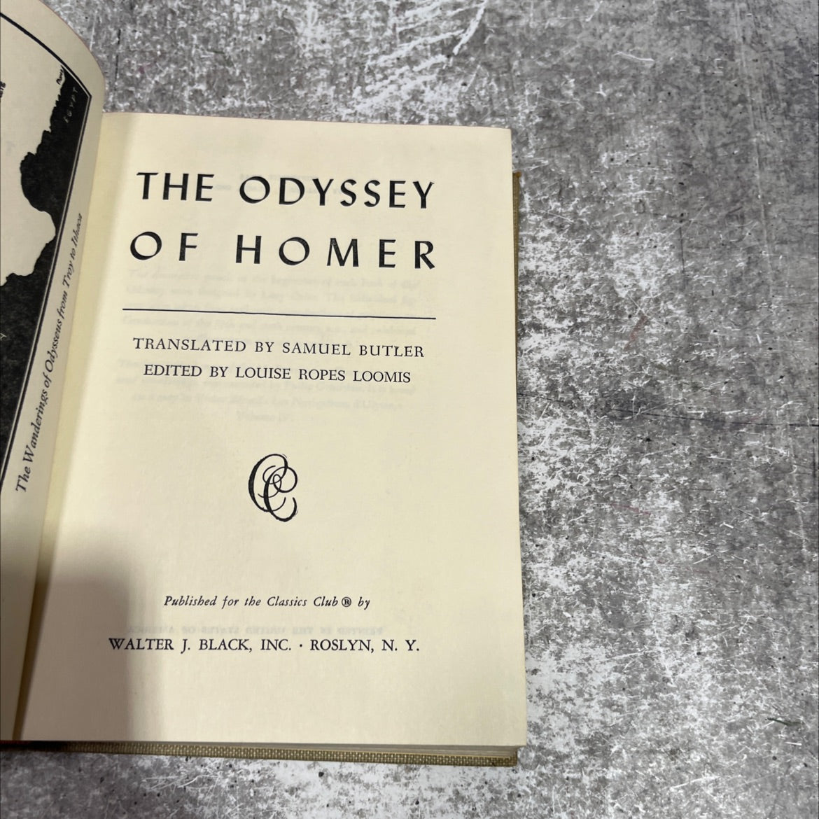 the wanderings of odysseus from troy to ithaca book, by homer, 1944 Hardcover image 2