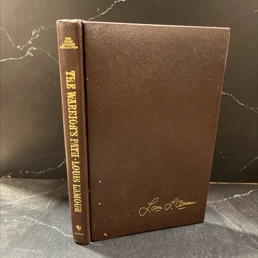 the warrior's path book, by louis l'amour, 1983 Leather image 1