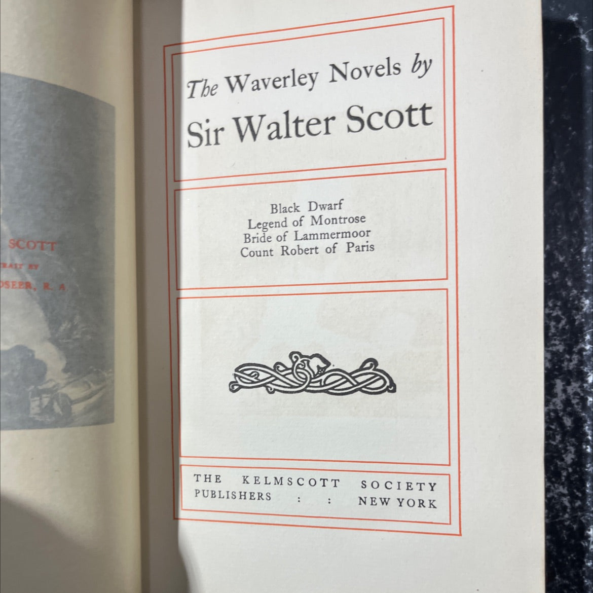 the waverley novels book, by sir walter scott, 1970 Leather image 3