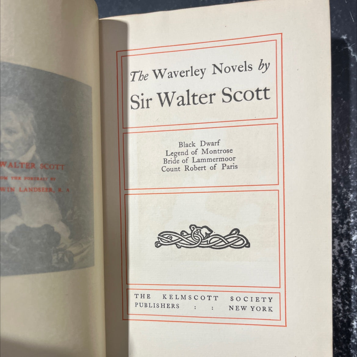 the waverley novels book, by sir walter scott, 1970 Leather image 2