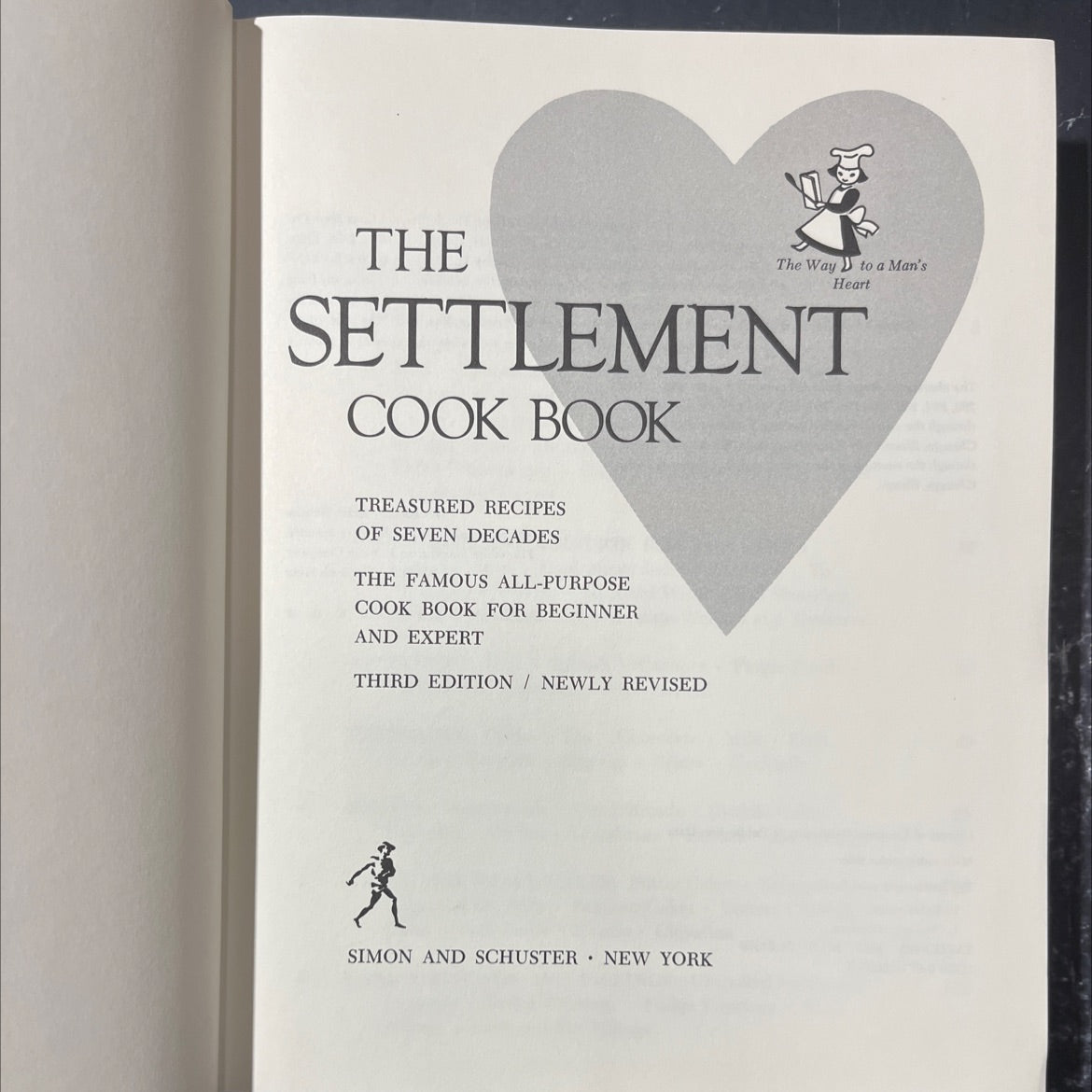the way to a man's heart settlement cook book treasured recipes of seven decades book, by unknown, 1976 Hardcover image 2