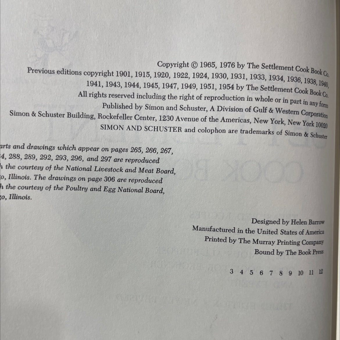 the way to a man's heart settlement cook book treasured recipes of seven decades book, by unknown, 1976 Hardcover image 3