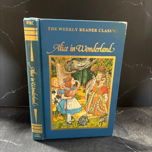 the weekly reader classics alice in wonderland book, by lewis carroll, 1983 Hardcover image 1