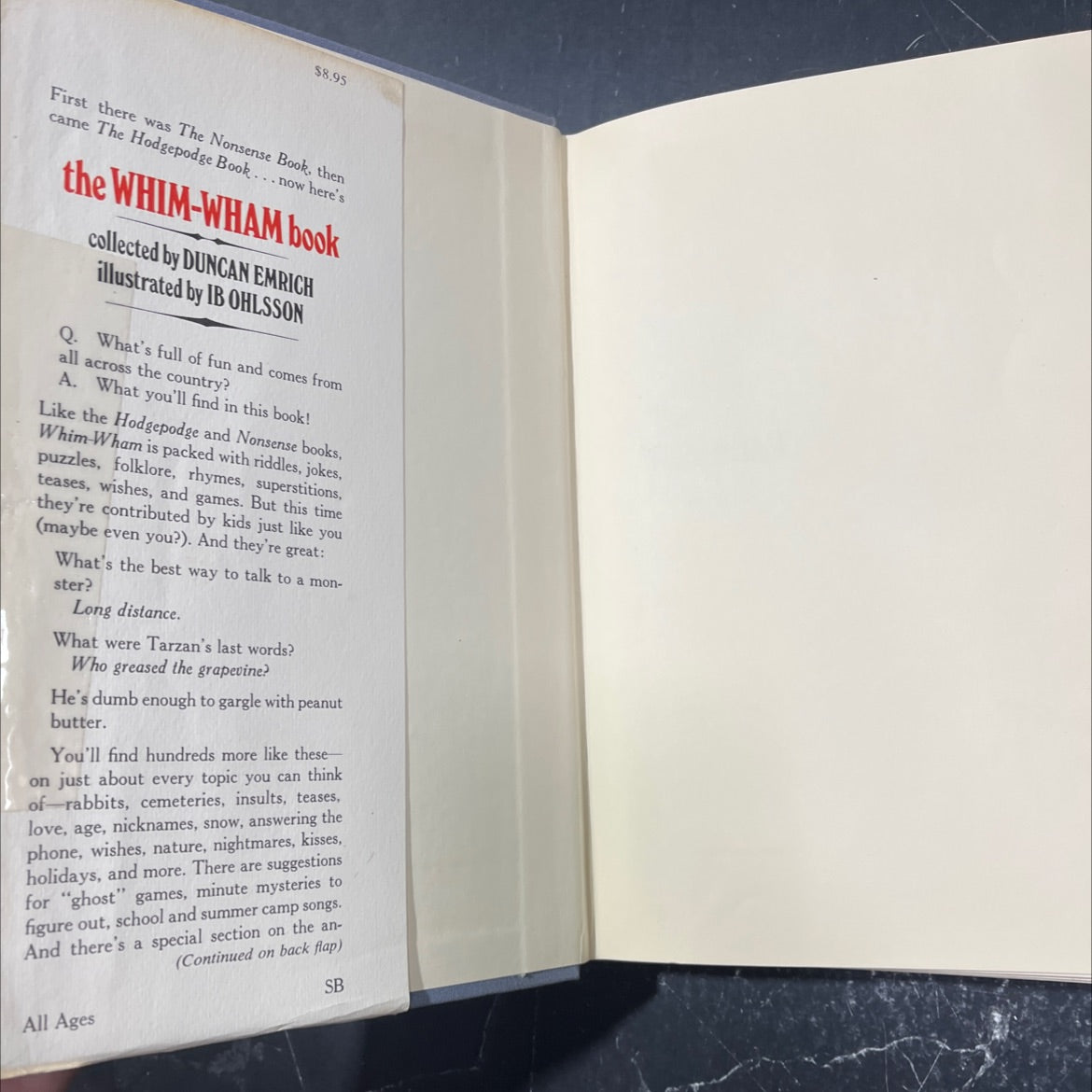 the whim-wham book book, by duncan emrich, 1975 Hardcover image 4