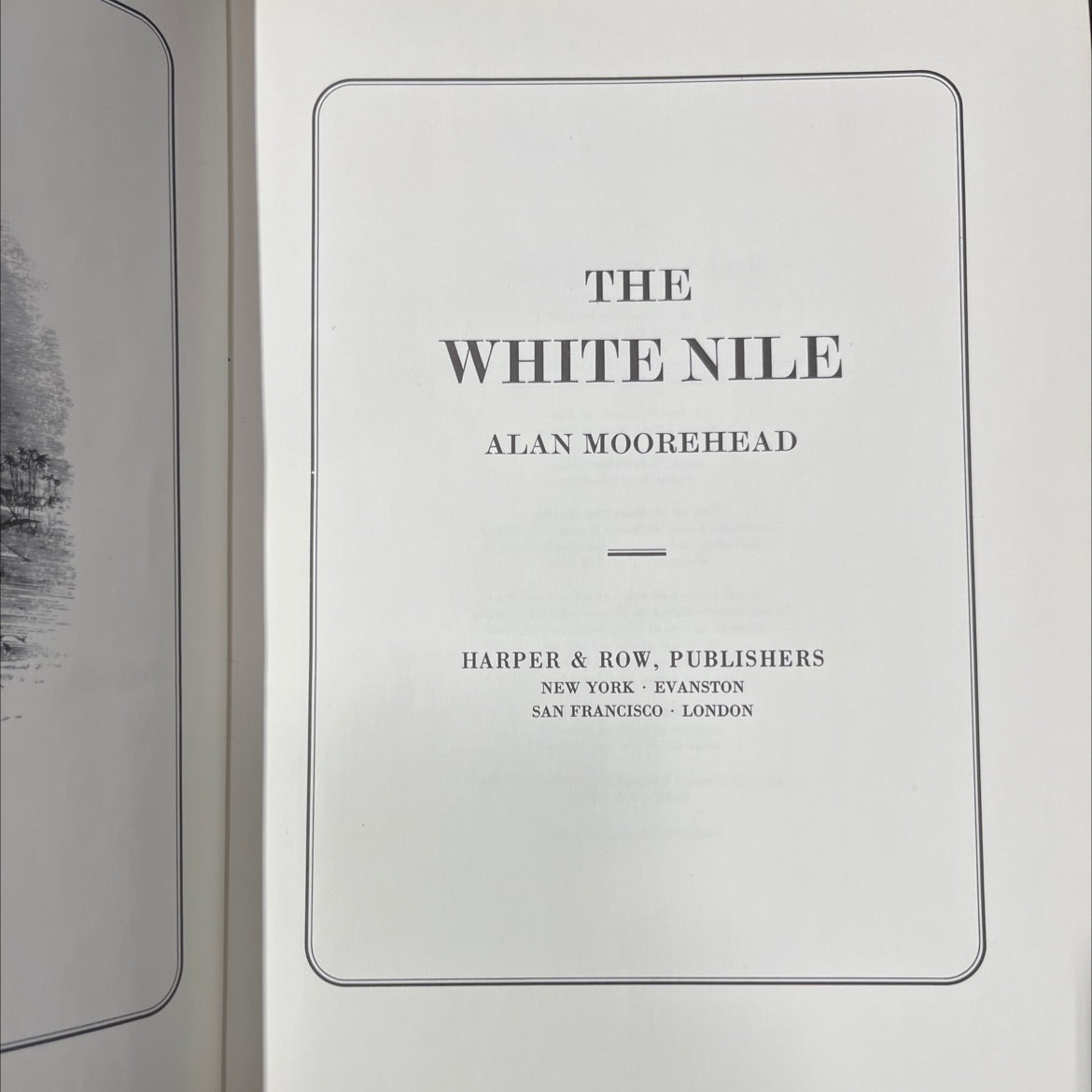 the white nile book, by alan moorehead, 1971 Hardcover image 2