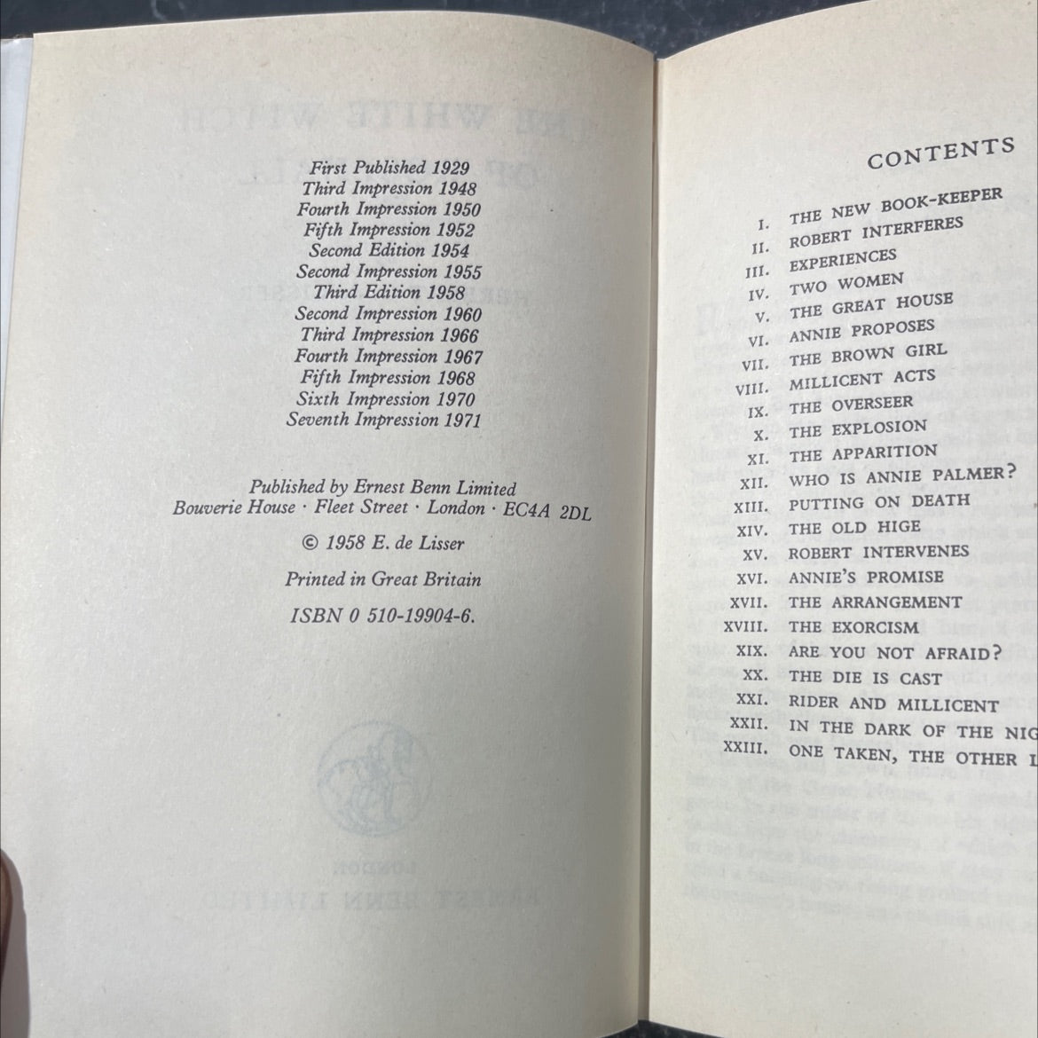 the white witch of rosehall book, by herbert g. de lisser, 1971 Hardcover image 3