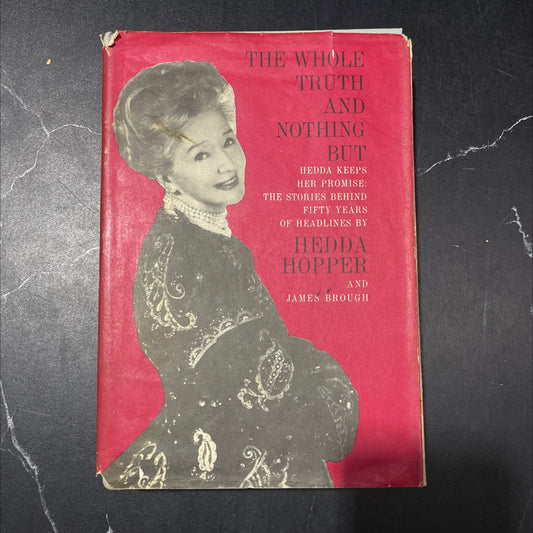 the whole truth and nothing but book, by hedda hopper, 1963 Hardcover image 1
