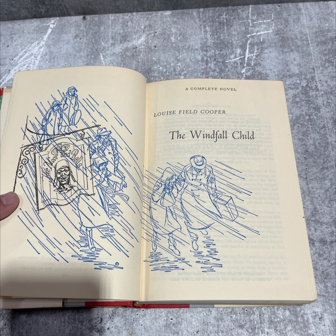 the windfall child book, by louise field cooper, 1962 Hardcover image 2
