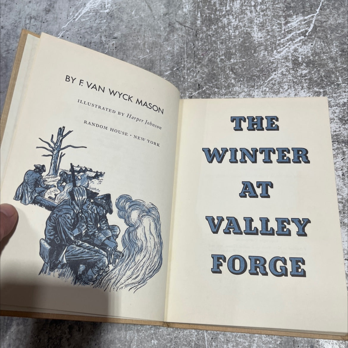 the winter at valley forge book, by f. van wyck mason, 1953 Hardcover image 2