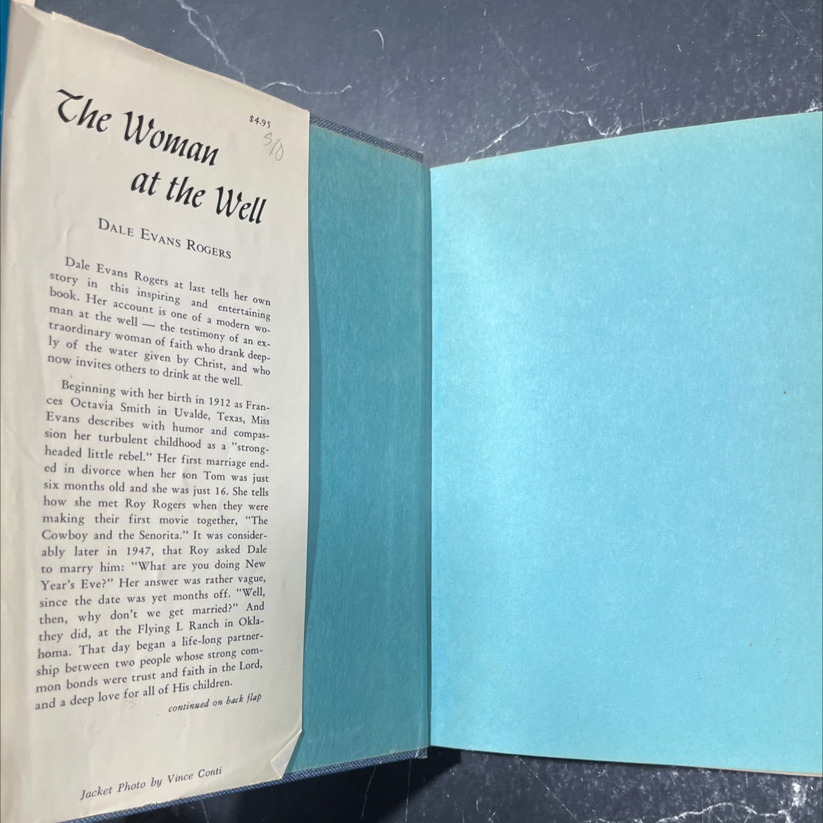 the woman at the well book, by dale evans rogers, 1970 Hardcover image 4