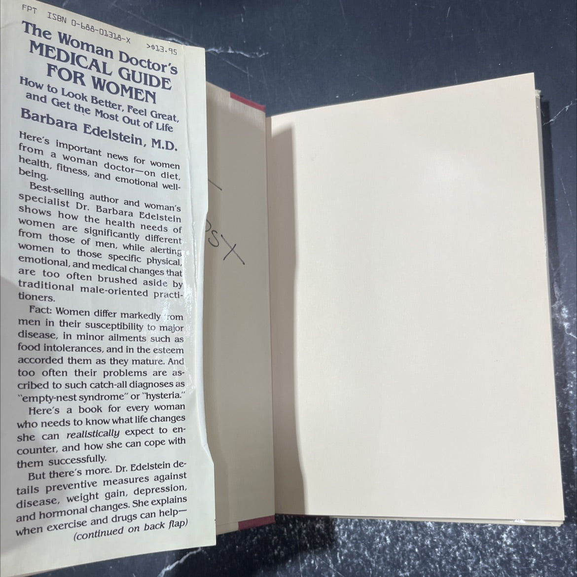 the woman doctor's medical guide for women book, by barbara edelstein, m.d., 1982 Hardcover image 4