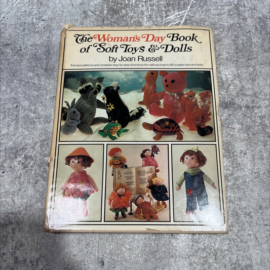 the woman's day book of soft toys and dolls book, by joan russell, 1975 Hardcover image 1