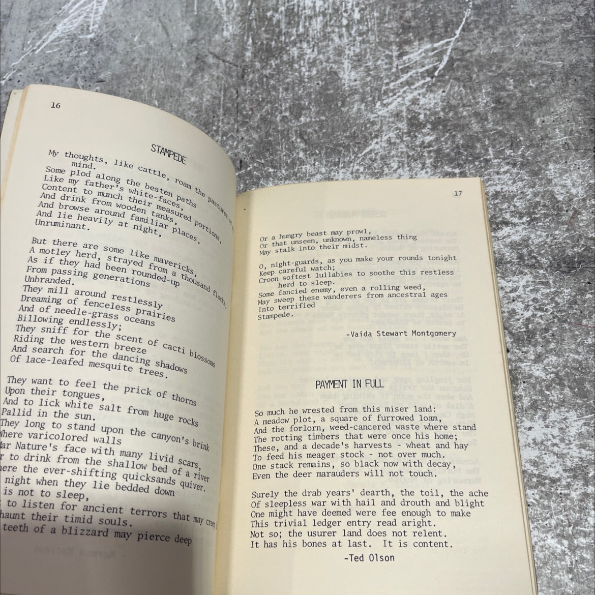 the wonderful country in poetry book, by mery welen van zando, 1970 Paperback image 4