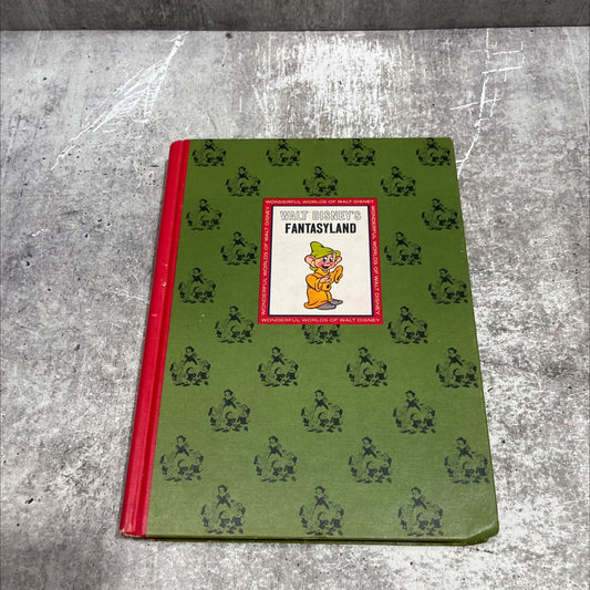 the wonderful worlds of walt disney fantasyland book, by jane werner watson, 1965 Hardcover image 1