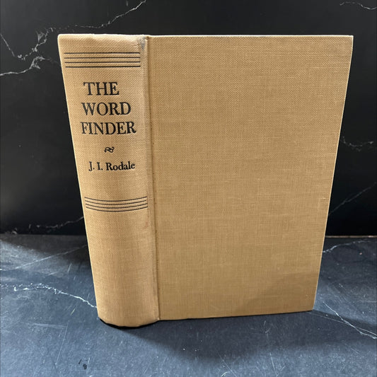 the word finder book, by j. i. rodale, 1957 Hardcover image 1