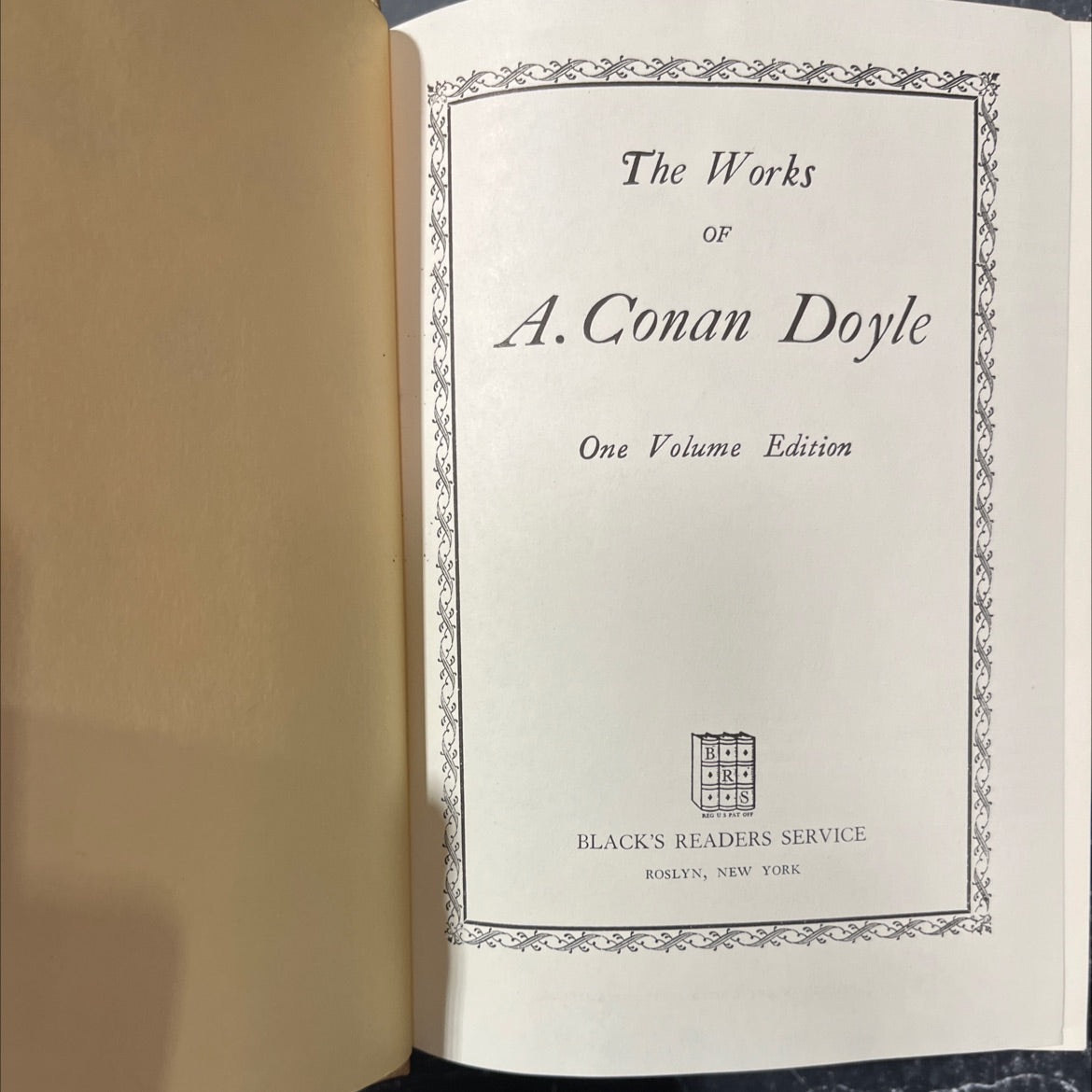 the works of a. conan doyle one volume edition book, by arthur conan doyle, unknown Hardcover image 2