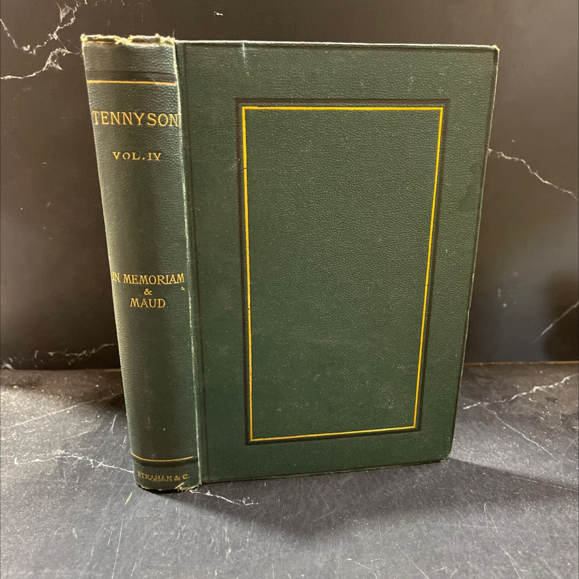 the works of alfred tennyson poet laureate vol. iv. in memoriam and maud anchora spei book, by alfred tennyson, 1872 image 1