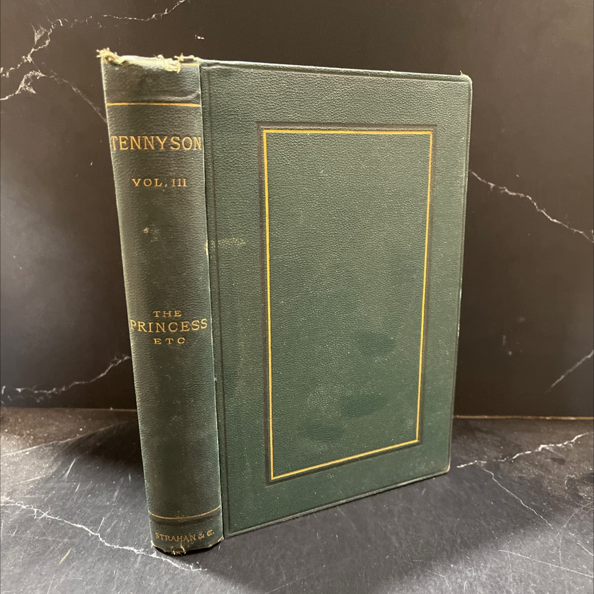 the works of alfred tennyson vol. iii. the princess and other poems book, by alfred tennyson, 1872 Hardcover image 1