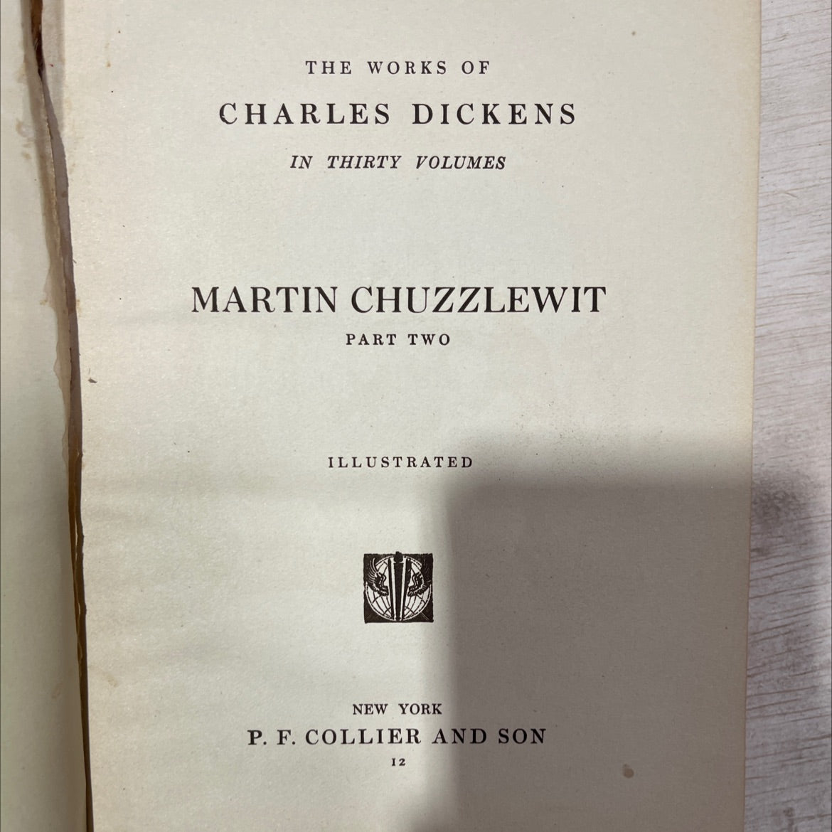the works of charles dickens in thirty volumes martin chuzzlewit part two illustrated book, by Charles Dickens, 1970 image 2