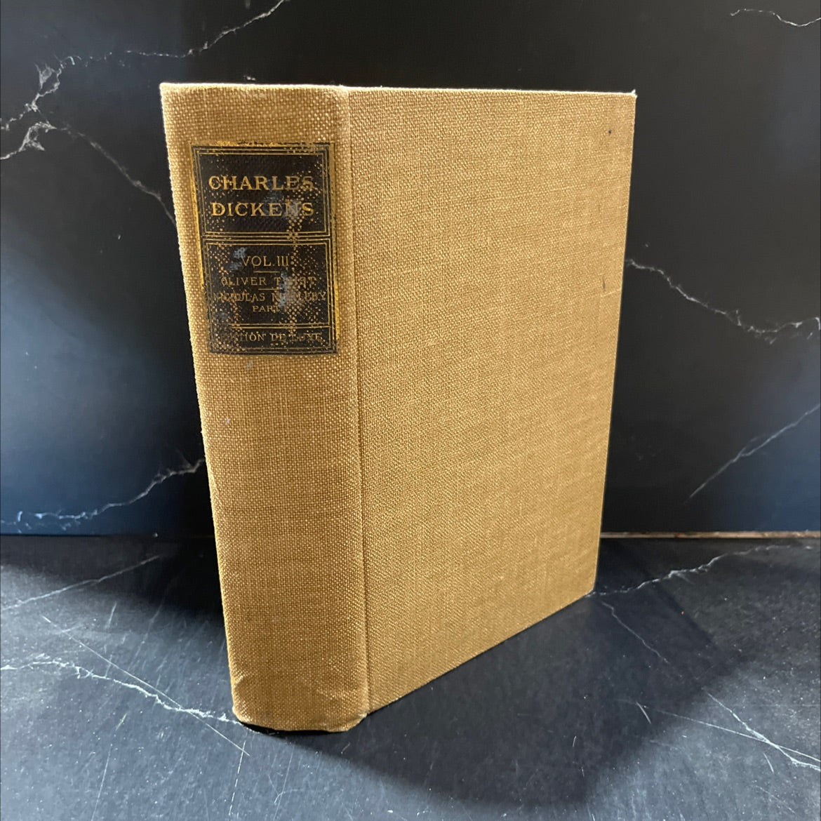 the works of charles dickens oliver twist nicholas nickleby part one book, by charles dickens, 1970 Hardcover image 1