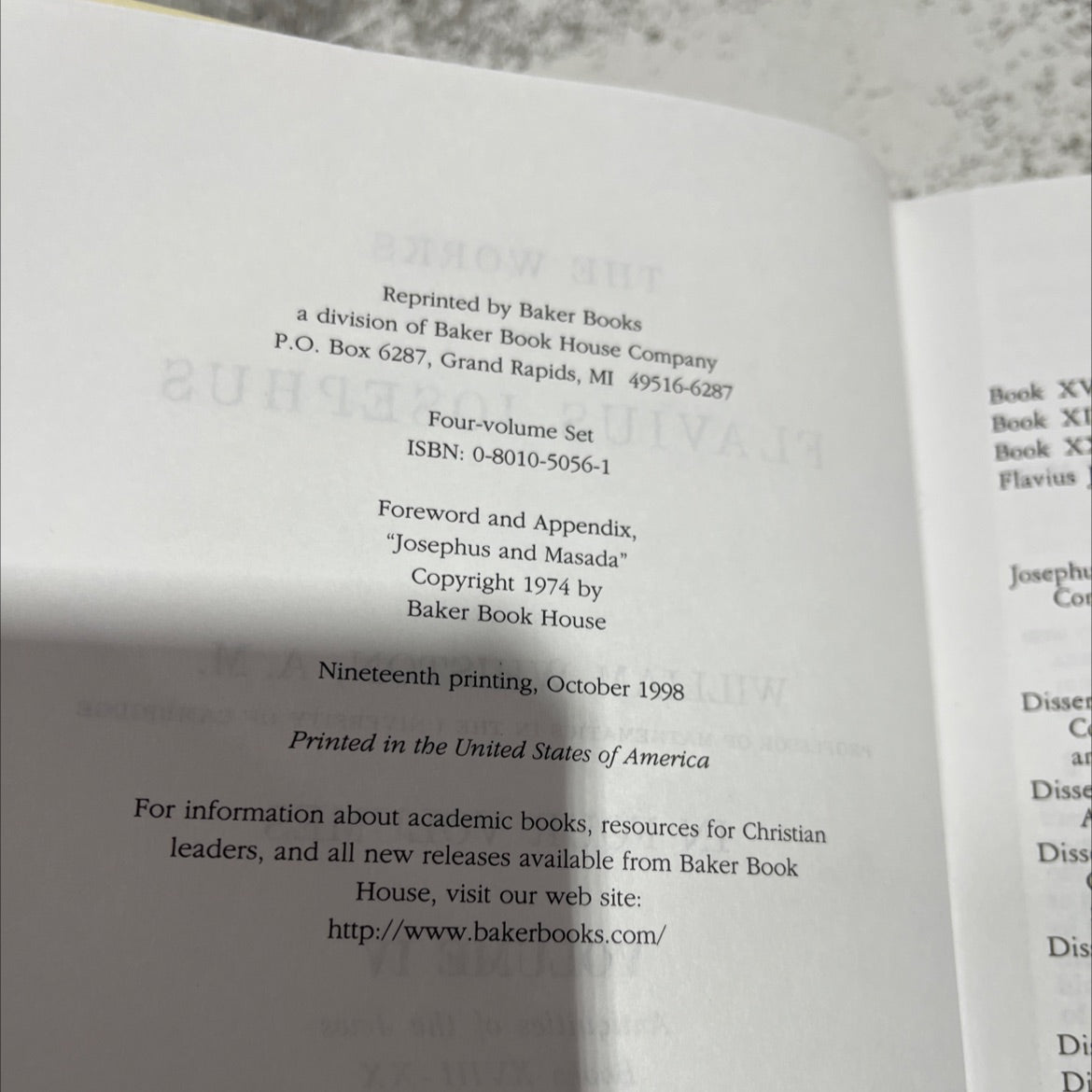 the works of flavius josephus book, by flavius josephus, 1998 Hardcover image 3