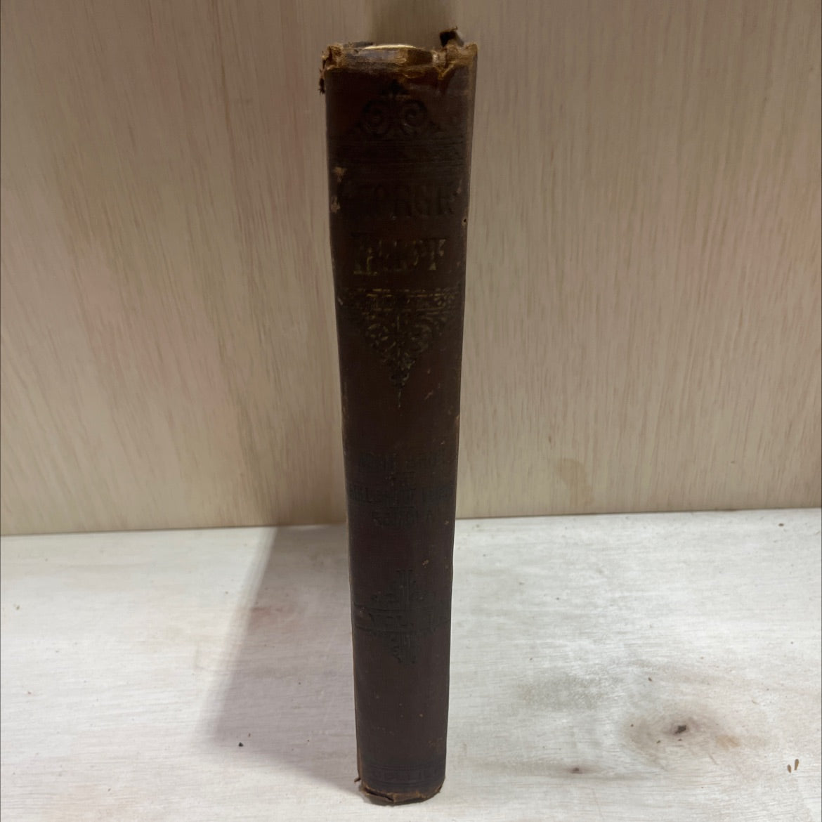 the works of george eliot adam bede. the mill on the floss. romola. volume i book, by george eliot, not stated Hardcover image 3
