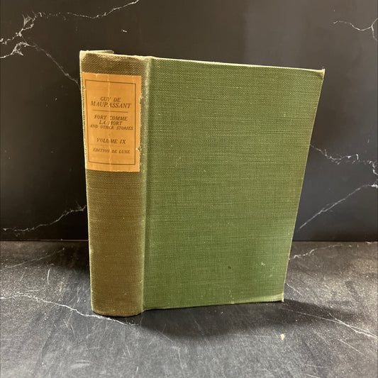 the works of guy de maupassant volume ix fort comme la mort and other stories illustrated book, by guy de maupassant, image 1