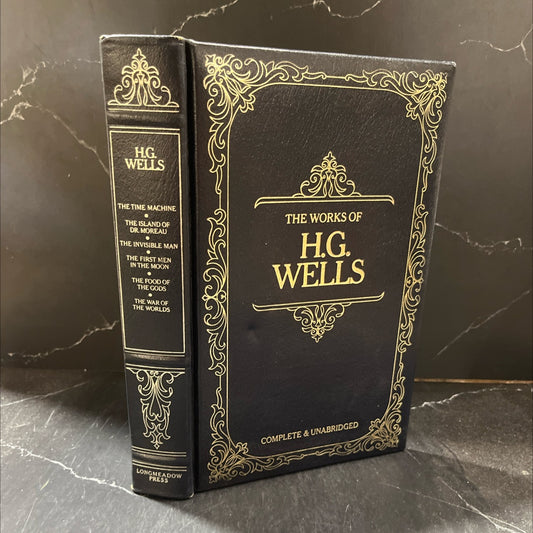 the works of h.g. wells book, by h.g. wells, 1984 Leather image 1
