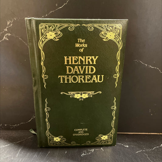 the works of henry david thoreau book, by henry david thoreau, 1981 Leather image 1