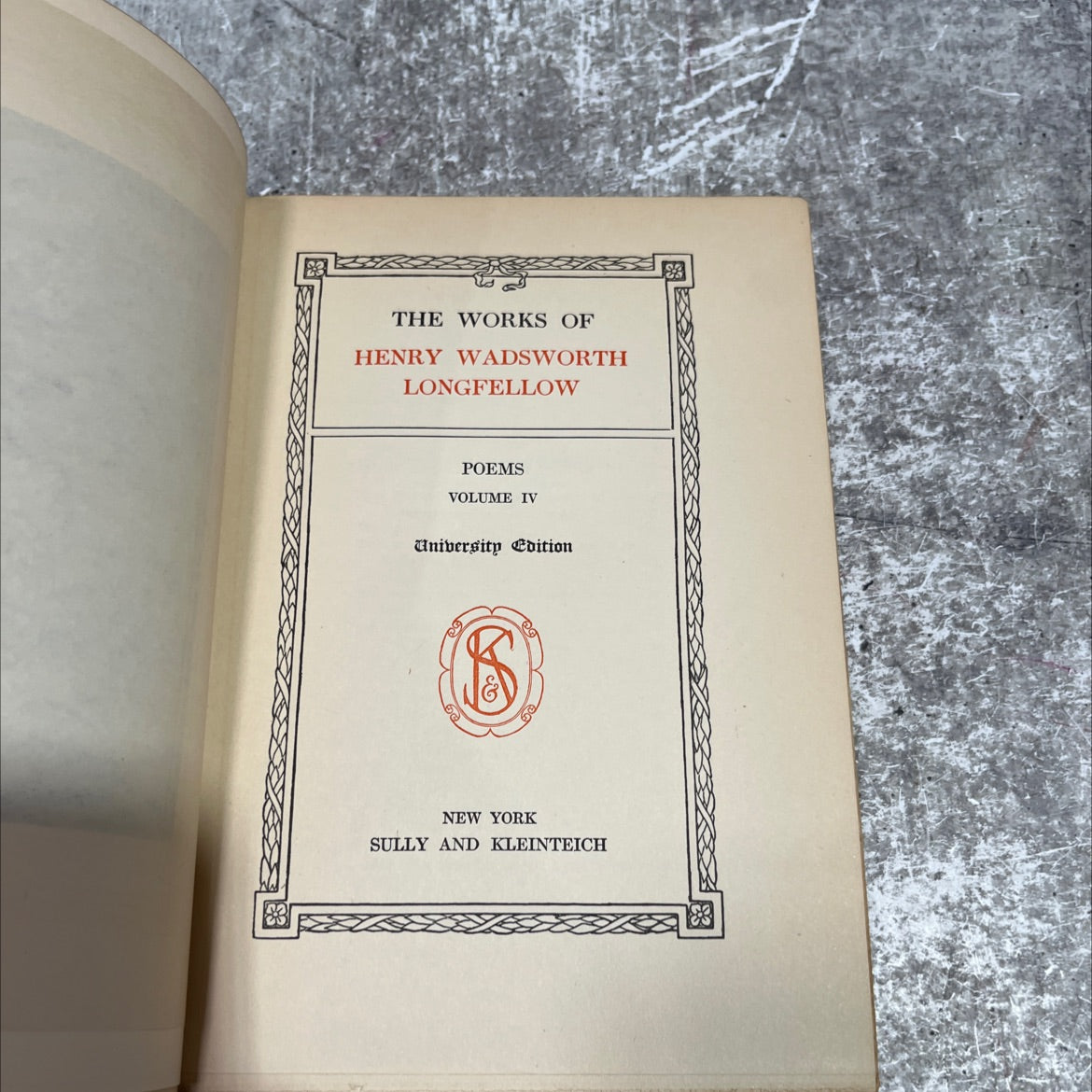 the works of henry wadsworth longfellow poems volume iv book, by henry wadsworth longfellow, 1901 Hardcover image 2