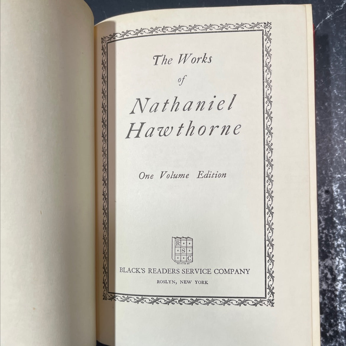 the works of nathaniel hawthorne book, by Nathaniel Hawthorne, 1970 Hardcover image 2