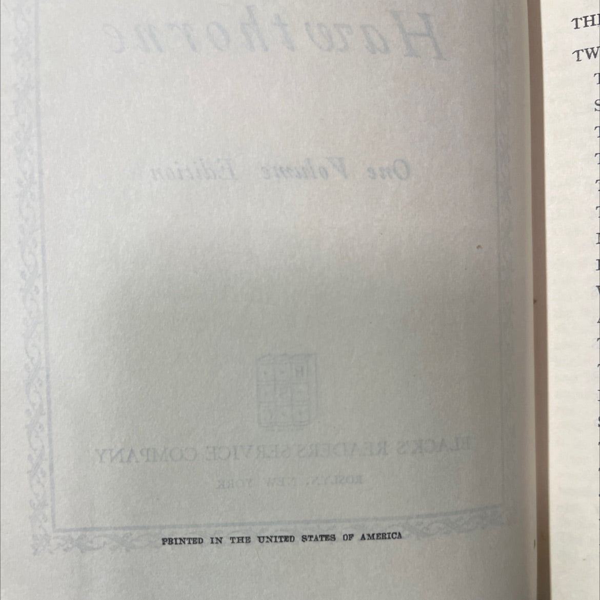 the works of nathaniel hawthorne book, by Nathaniel Hawthorne, 1970 Hardcover image 3