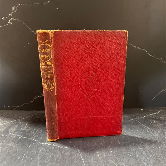 the works of robert louis stevenson volume 4 book, by robert louis stevenson, 1906 Leather image 1
