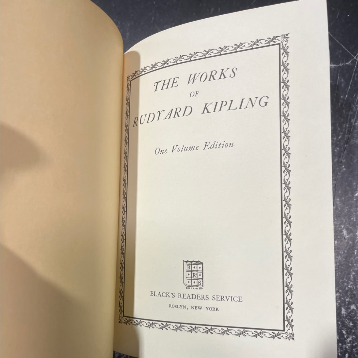 the works of rudyard kipling one volume edition book, by rudyard kipling, 1970 Hardcover image 2