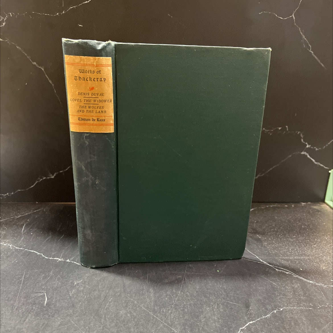 the works of william makepeace thackeray denis duval lovel the widower the wolves and the lamb the second funeral of image 1