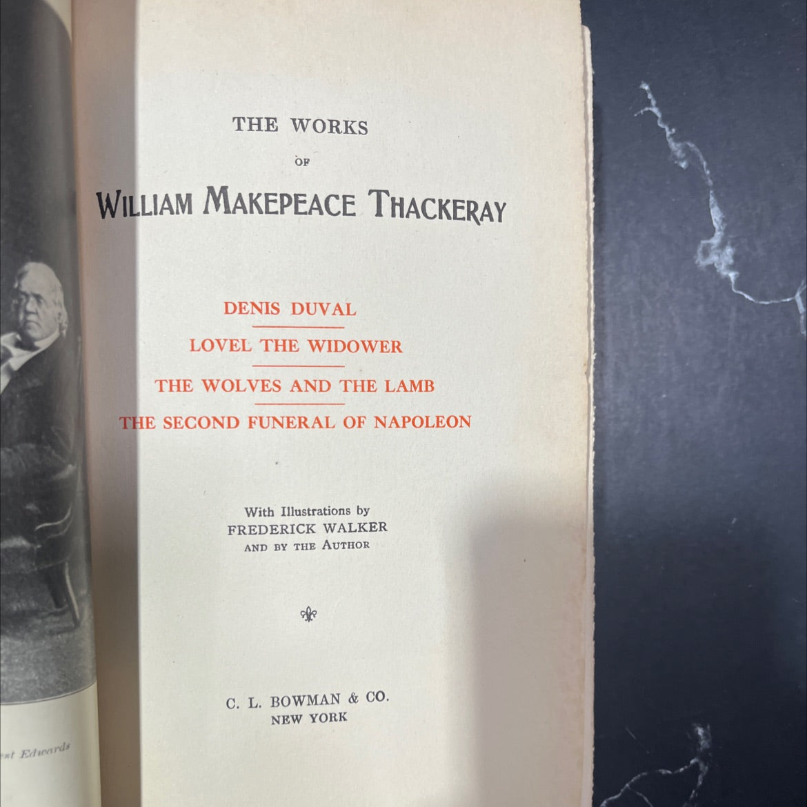 the works of william makepeace thackeray denis duval lovel the widower the wolves and the lamb the second funeral of image 2